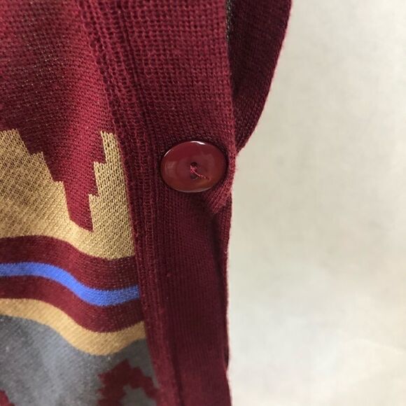 Cotton Emporium Aztec Open Front Cardigan - Picture 5 of 6